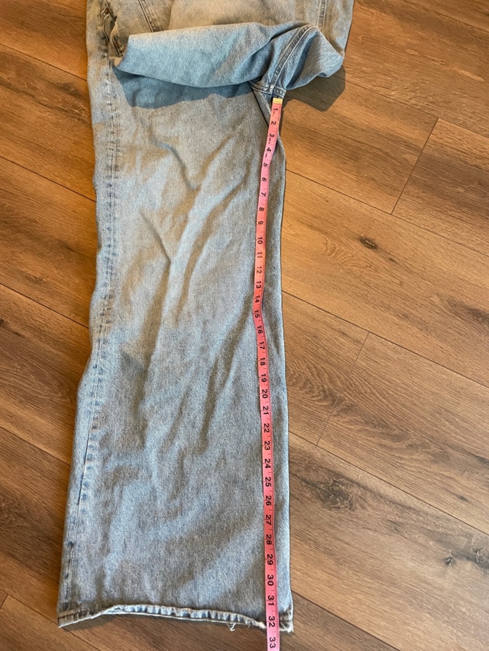 AGOLDE Dame High Rise Wide Leg Jeans- size 32 - Picture 9 of 9
